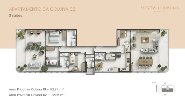vista ipanema residencial planta dos apartamentos coberturas gardens (4) vista ipanema residencial planta dos apartamentos coberturas gardens (4)